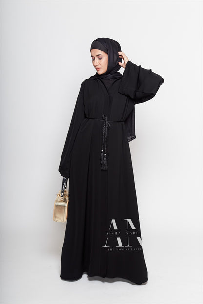 Statement Basic Buttoned Abaya ( Pre Order )